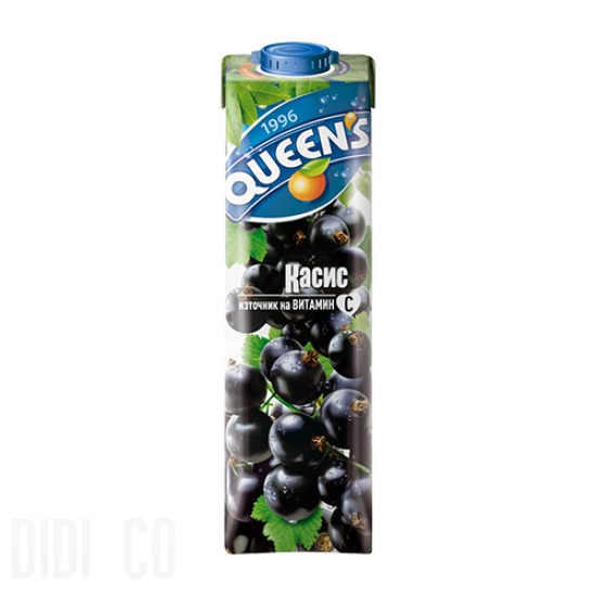 Натурален сок Queen's Касис 1л