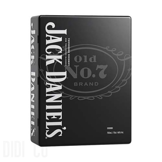 Jack Daniel's Tennessee Whiskey 2 Glasses gift set 700ml
