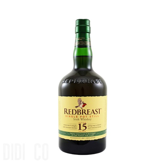 Redbrest 15 YO Single Pot Still Irish Whiskey 700ml