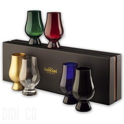 Комплект 6 цветни чаши Glencairn в Лукс кутия