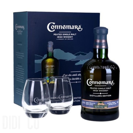 Connemara Distillers Edition Gift Pack 2 Glasses 700ml
