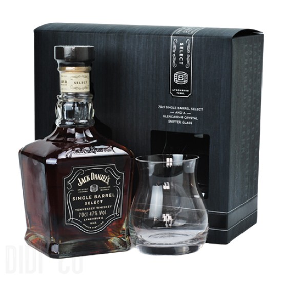 Jack Daniels Single Barrel Select With Glass Glencairn 700ml