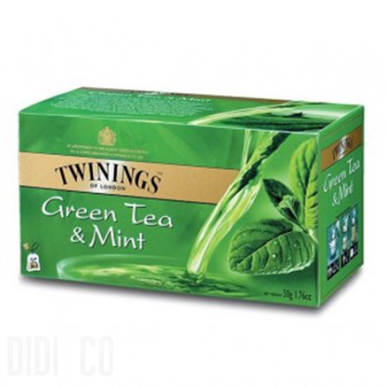 Twinings Зелен Чай с Мента 25бр.