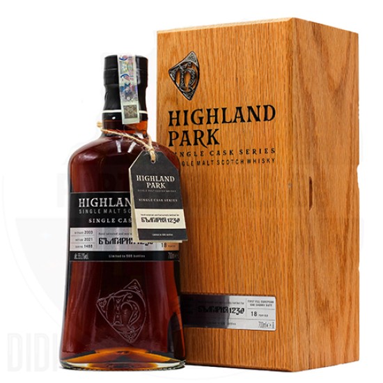 Highland Park 18YO Bulgaria 1230 Single Cask Series 700ml