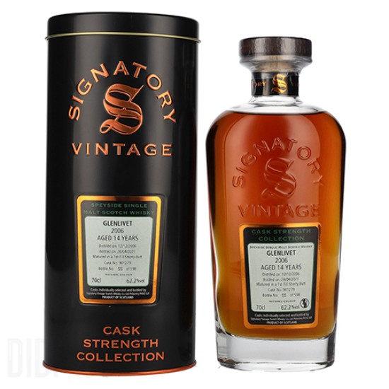 Signatory GLENLIVET CASK STR 14YO 2006 700ml