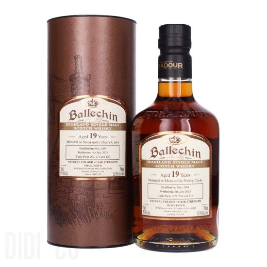 Edradour BALLECHIN 2004 19 YO Manzanilla Sherry 700ml