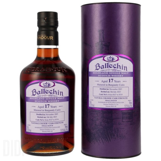 Edradour BALLECHIN 2005 Burgundy 17 YO 700ml