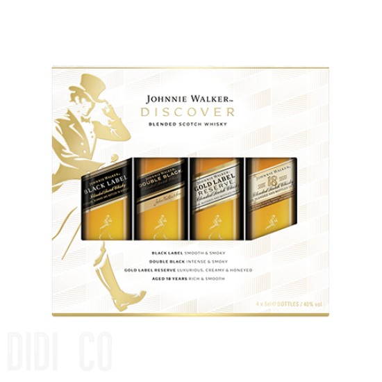 Johnnie Walker Discover Tasting Pack 4 x 50ml
