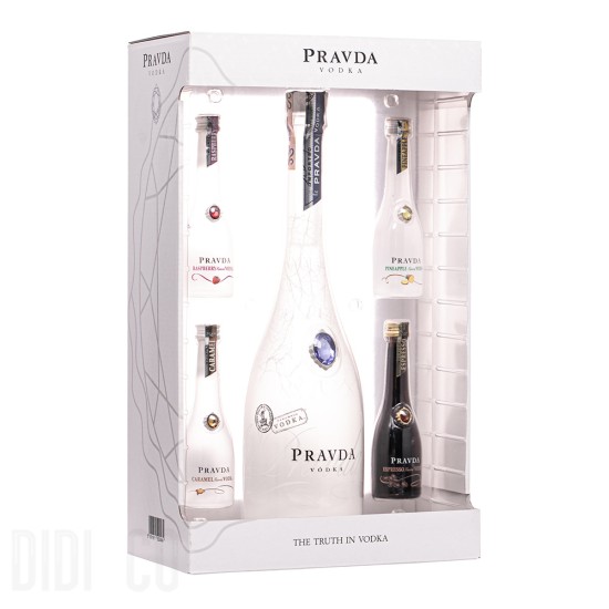 Vodka Pravda Gift Pack 700ml