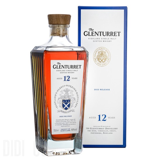 Glenturret 12 Year Old 2022 Release Highland Single Malt Whiskey 700ml