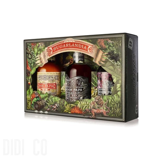 Rum Don Papa Baroco Trio Gift Set 3х200ml