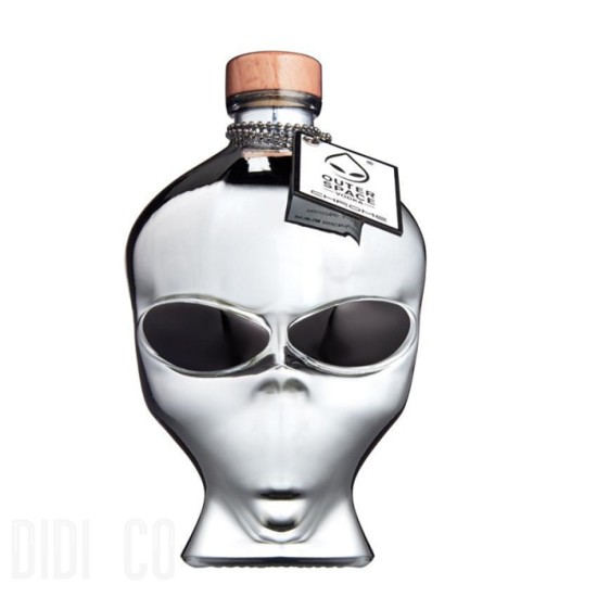 Vodka Outerspace Alien Head Chrome 700ml