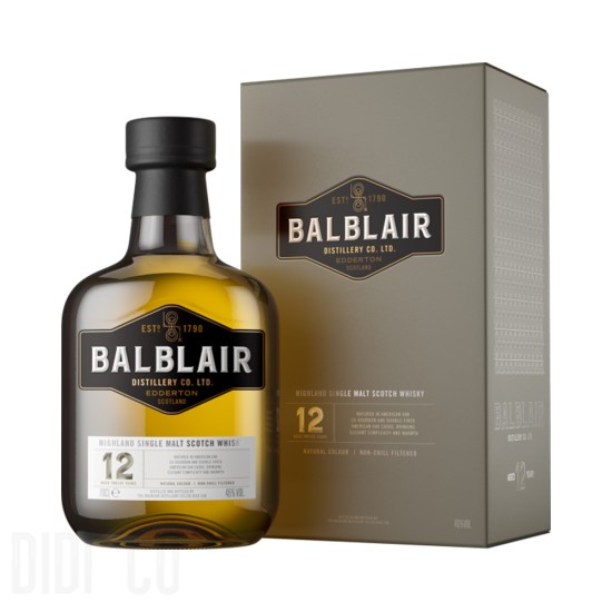Balblair 12YO Highland Single Malt Scotch Whisky 700ml