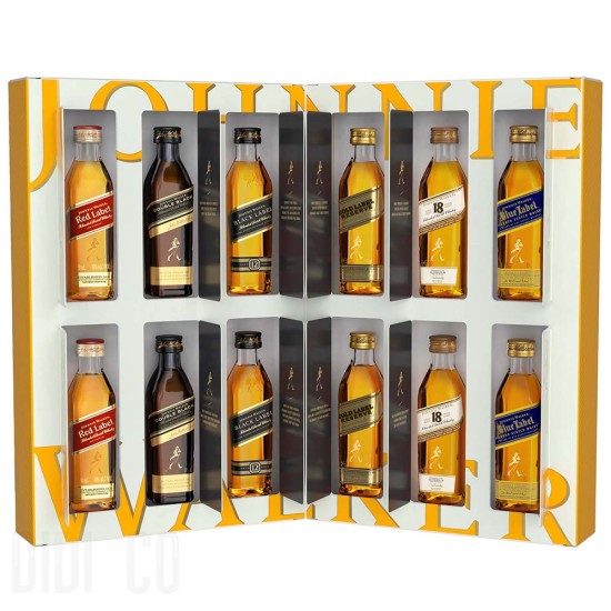 Johnnie Walker Blended Scotch Whisky 12 Days Of Discovery Whisky 12x50ml