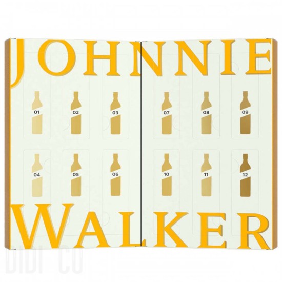 Johnnie Walker Blended Scotch Whisky 12 Days Of Discovery Whisky 12x50ml