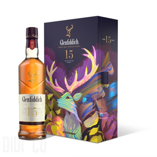 Glenfiddich 15YO Flask Set 700ml