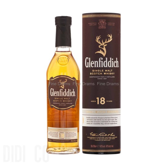 Glenfiddich 18YO Small Batch Reserve Single Malt Scotch Whisky 200ml