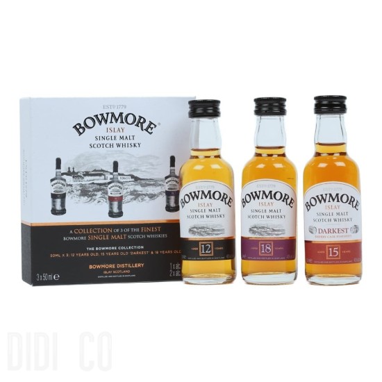 Bowmore Gift Pack 3x50ml