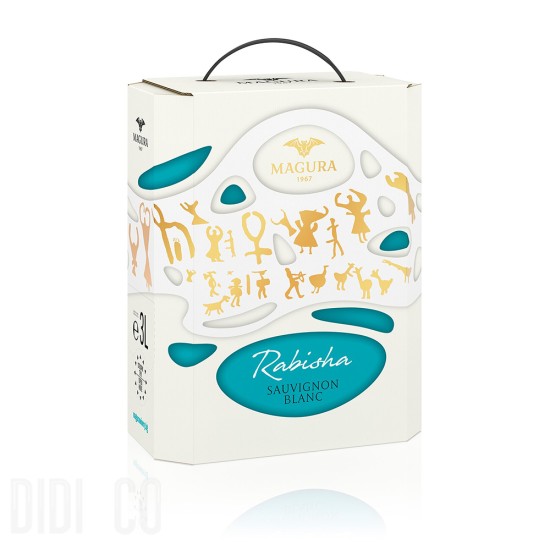 Вино Магура Rabisha Sauvignon Blanc 3l