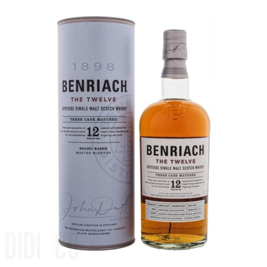Benriach 12yo Speyside Single Malt Scotch Whisky 700ml