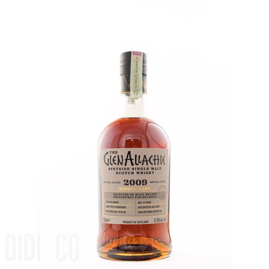 The GlenAllachie Bulgaria 2009 Exclusive Single Cask 14yo Px Hogshead 700ml