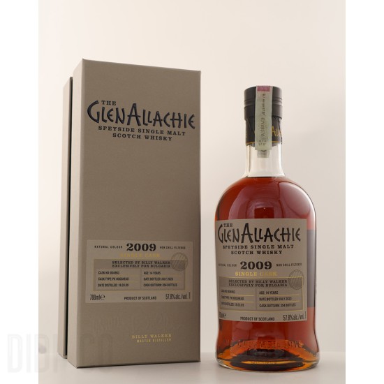 The GlenAllachie Bulgaria 2009 Exclusive Single Cask 14yo Px Hogshead 700ml