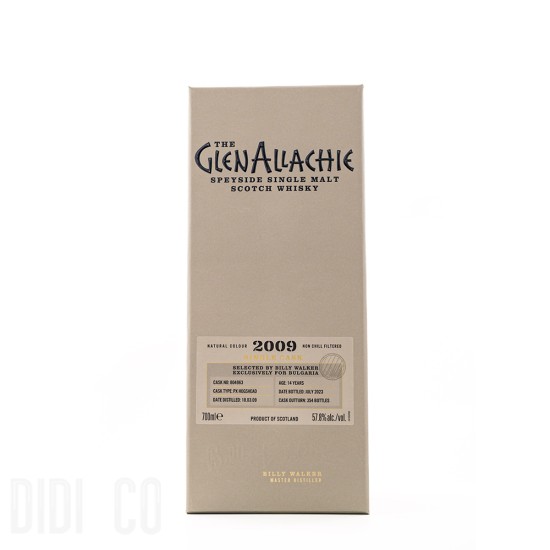The GlenAllachie Bulgaria 2009 Exclusive Single Cask 14yo Px Hogshead 700ml
