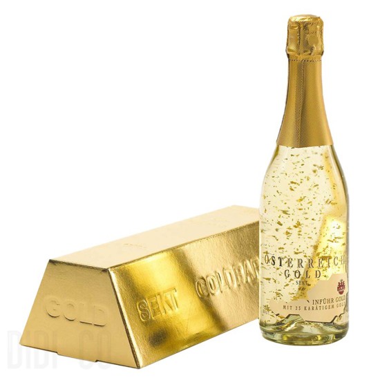 Пенливо Вино Osterreich Gold Trocken 23k Gold 750ml