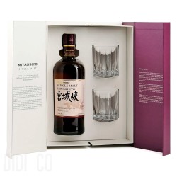 Nikka Miyagikyo 2 Glass set Single Malt Whisky 700ml