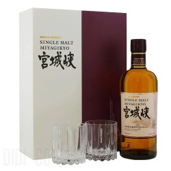 Nikka Miyagikyo 2 Glass set Single Malt Whisky 700ml