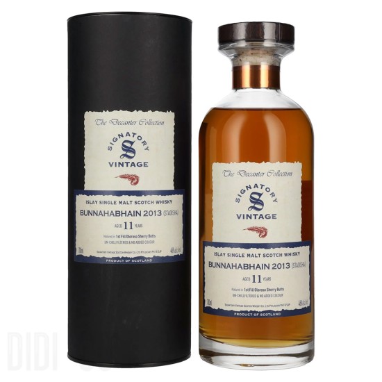 Signatory Vintage Bunnahabhain Staoisha 2013 11yo Decanter 700ml