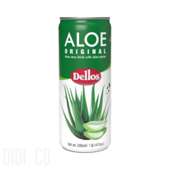Плодова Напитка Dellos Aloe Vera Натурално кен 240мл