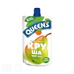 Куинс Плодов Мус Ябълка Банан и Круша 200г 10бр в кутия