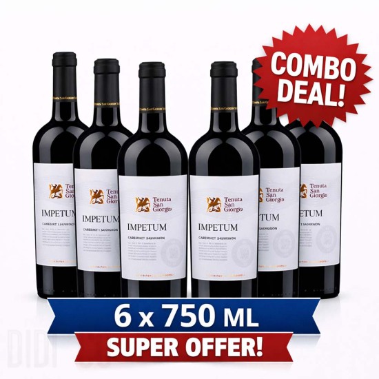 Wine box Impetum Cabernet Sauvignon Venezia DOC 6 x 750ml