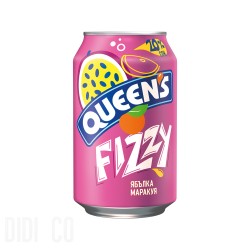 Queen's Fizzy Ябълка и Маракуя 330мл