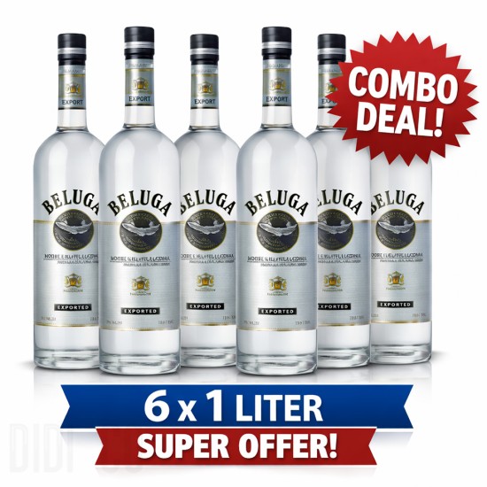Комбо Предложение Vodka Beluga Noble 6 x 1l
