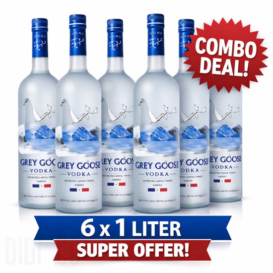 Комбо Предложение Vodka Grey Goose 6 x 1l