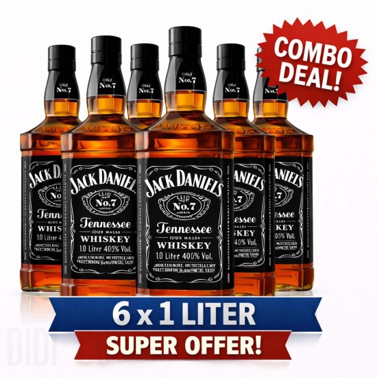 Комбо Предложение Jack Daniel's 6 x 1l