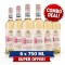 Wine Box Villa Cornaro Rose Pinot Grigio DOC 6 x 750ml