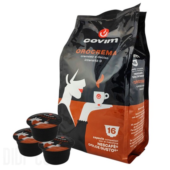 Кафе капсули COVIM Orocrema за долче густо 16бр в плик