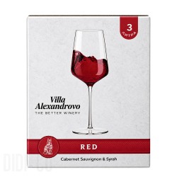 Villa Alexandrovo Cabernet Sauvignon and Syrah 3l