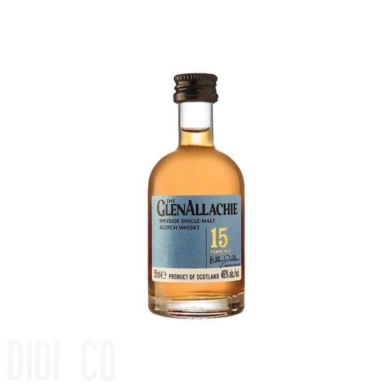 The GlenAllachie 15YO Speyside Single Malt Scotch Whisky 50ml