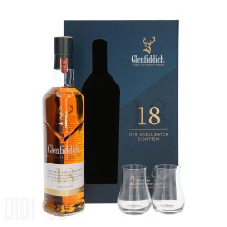 Glenfiddich 18YO 700ml с две чаши