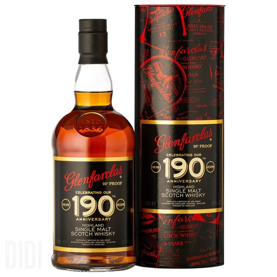 Glenfarclas 190 Aniversary Highland Single Malt Scotch Whisky 700ml