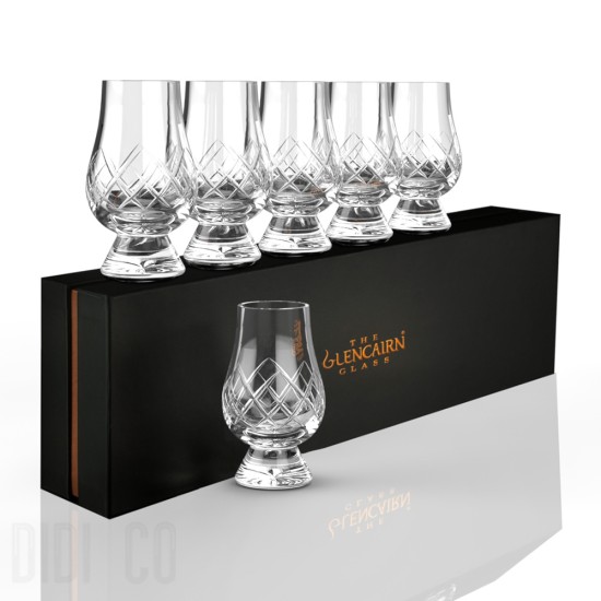 Комплект 6 кристални чаши Glencairn Crystal в лукс кутия Glencairn