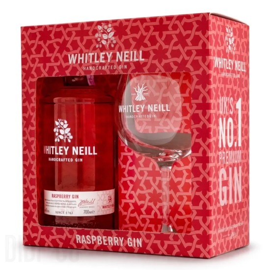 Whitley Neill Raspberry Gin One Glass Set 700ml