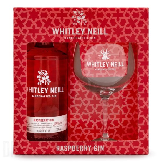 Whitley Neill Raspberry Gin One Glass Set 700ml