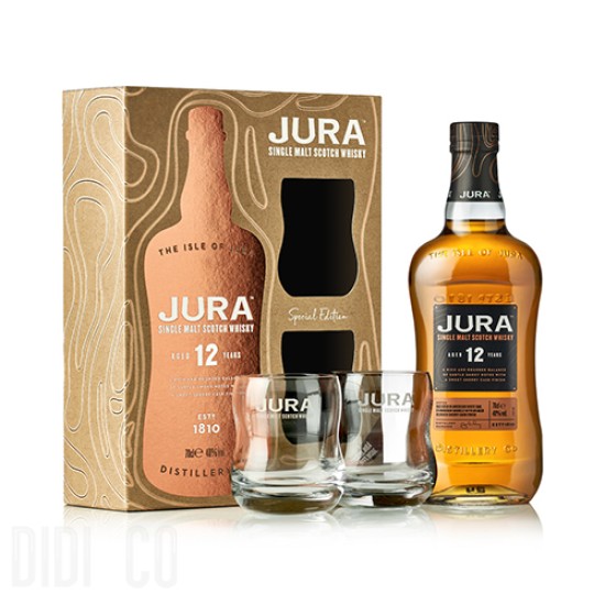 Jura 12 yo 2 Glasses gift box 700ml